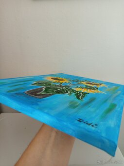 Slunečnice ve váze - 3