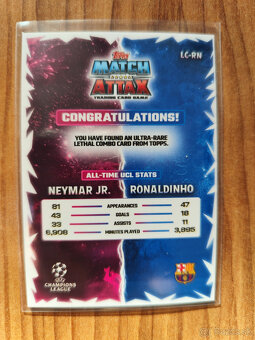 Futbalové kartičky Match Attax 2025/26 Hall of Fame , Lethal - 3