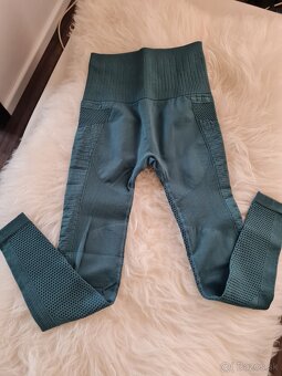 Zoštíhľujúce legíny Slim Shape zelené, veľ. S - 3