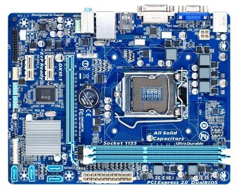 Gigabyte GA-H61M-DS2+CPU i5 2400+8GB RAM - 3