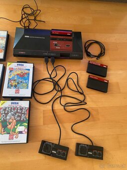 Sega Master System herná konzola + 17 hier original zbierka - 3