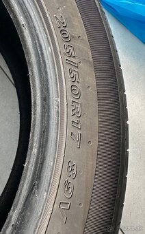 Predám letné pneumatiky NEXEN N'Fera SU1 205/50 R17 89V - 3