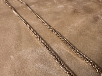 Nová krásna zlata retiazka 14kt žlté zlato - 3