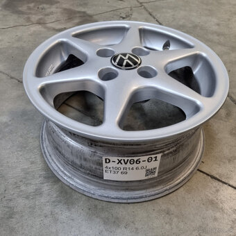 Hliníkové disky 4x100 R14 6J ET37 - 3