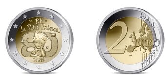 Pamätné 2€ mince Malý princ Proof - 3