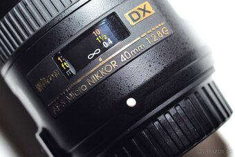 Nikon AF-S 40mm f/2,8G DX Micro Nikkor - 3