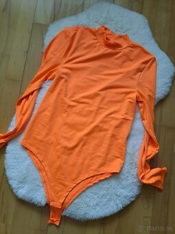 neonove oranžove damske body - 3