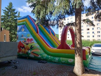 Nafukovacia šmýkalka 8x4m, nafukovací hrad, skákací hrad - 3