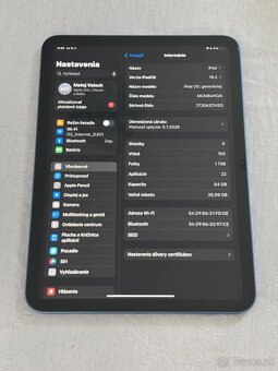 Apple iPad 10.9 modrý - 3