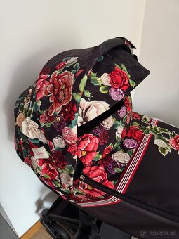 Vanička cybex priam 4.0 spring blossom dark - 3