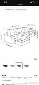 sedačka Kivik Ikea - 3