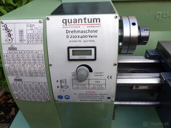 Mechanický sústruh Quantum D210X 400 Vario - 3
