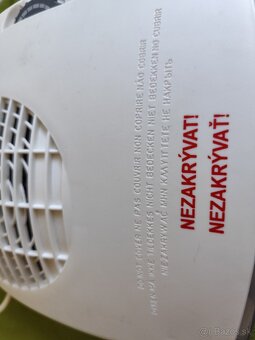 Ventilátor teplovzdušný - 3