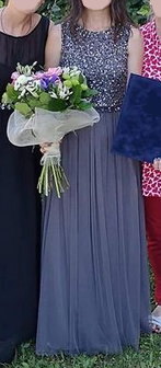 Plesové šaty stužková / promócie (veľ. S) - 3