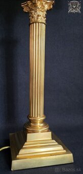 EXKLUZÍVNA HISTORICKÁ STOLOVÁ LAMPA - 3