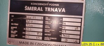 lis excentrický LEN 25 C - záruka - 3
