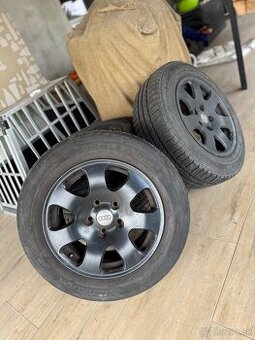 Originál Audi disky 5x112 R15 s pneu - 3