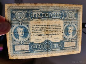 Bankovky 10 Gulden 1881 - 3