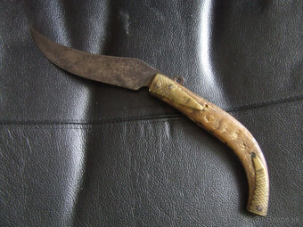 Balkánsky starý zatvárací nôž. 18 storočie - 3