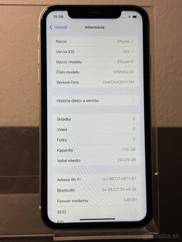 Predám Apple iPhone 11 256GB Silver Bežné známky používania - 3