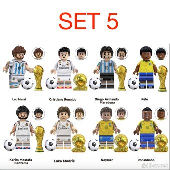 Figúrky futbal + basketbal (8ks) typ lego - nové - 3