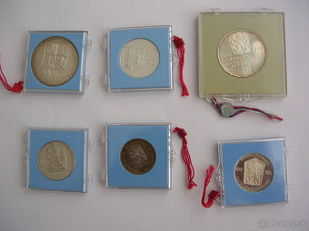 Pamätné strieborné mince ČSSR Proof 1968 - 1992 - 3