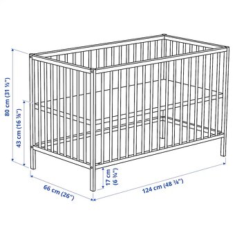 Detská postielka - IKEA SNIGLAR - 3