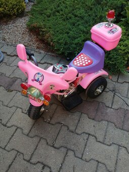 Elektrická motorka detská - 3