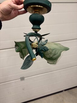 Zelený luster - lampa - 3