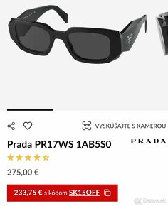 Dámske slnečné okuliare Prada - 3