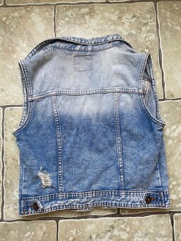 Riflová vesta Denim Co - 3