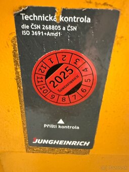 Prodám vysokozdvižný vozík Jungheinrich ERD 220 - 3