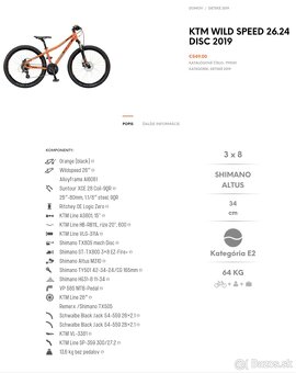 Detský horský bicykel KTM Wild Speed 26 – 180 € - 3