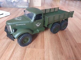 RC Military Truck Zil JJRC 1/16 6WD zelený - 3