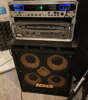 Gallien Krueger Fusion 550 a Markbass 104HF a Ladička Korg - 3