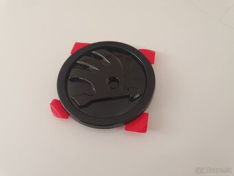 Škoda znaky čierne lesklé 90mm a 80mm - 3