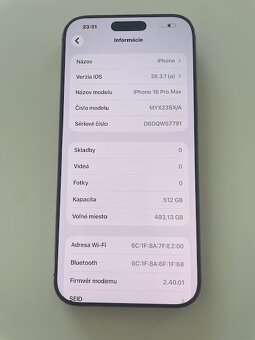 Krásny Iphone 16 Pro Max 512GB - 3