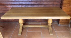 Drevený masívny stôl - 3