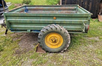 Vyklápacia vlečka za malotraktor - 3
