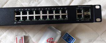 Predám Switch Cisco SG200-18 , 16+2 port - 3