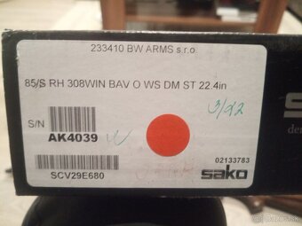Guľovnica Sako 308win - 3