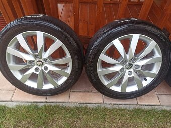 Alu sada Crystal 17 s letnými pneu Barum - 3