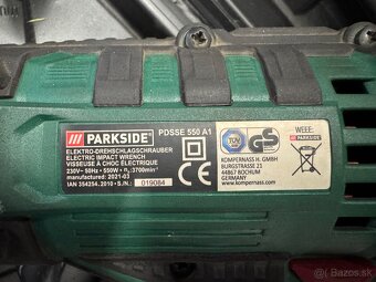 Elektrický Rázový uťahovák pre kolesá PARKSIDE PDSSE 500 Nm - 3