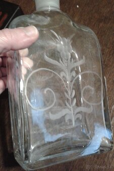 Džbán a karafa fľaša sklo, poľovník - 3