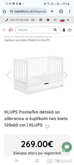 Detská postieľka s úložným priestorom - 3