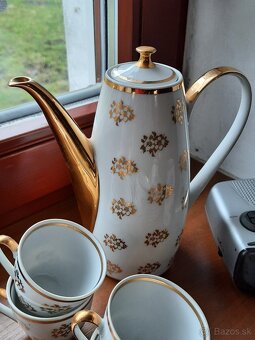 Zlatá kávová súprava. - 3