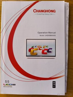 3D 4K UHD Changong 140 cm LED TV. - 3