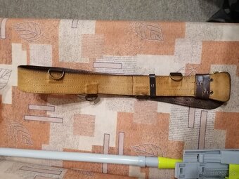 Kožený vojensky opasok - 3