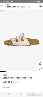 Nové dievčenské šľapky LICO v.28 - 3