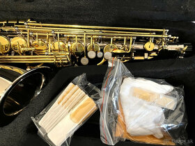 Predám nový Es-Alt saxofón kópia Yamaha strieborný a zlatá m - 3